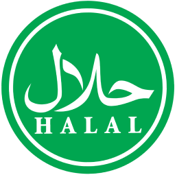 Halal certification badge