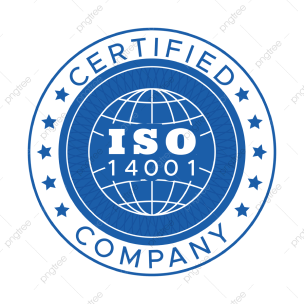 ISO 14001 certification badge